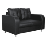 Akanat 2 Seater Sofa in Matte Black Colour by FernIndia.com