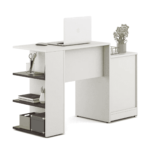 Master Workstation in Frosty White Colour by Fern India