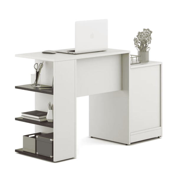 Master Workstation in Frosty White Colour by Fern India