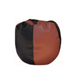 Cissalc XXXL Bean Bag with Beans in Brown & Tan Colour by Fern India