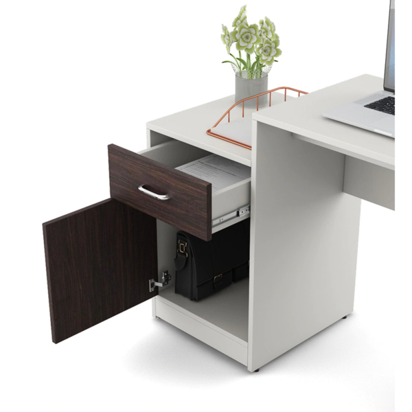 Retsam Workstation in Frosty White Colour by Fern India