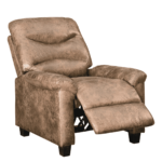 Nev 1 seater Manual Recliner in Brown Color by FernInida.com