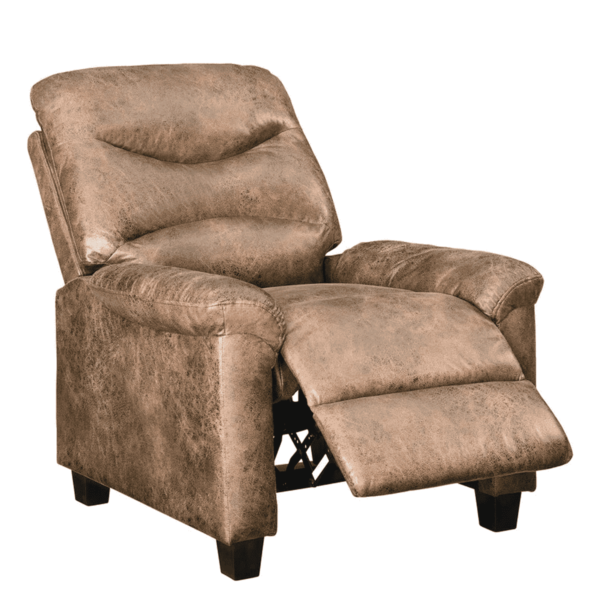 Nev 1 seater Manual Recliner in Brown Color by FernInida.com