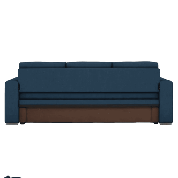 Sirrom 3 Seater Sofa Cum Bed in Royal Blue Colour by FernIndia.com