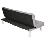 Atihciw 3 Seater Sofa cum Bed in Charcoal Grey Colour by FernIndia.com