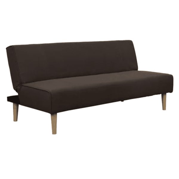 Naznab Sofa Cum Bed in Dark Brown Colour by FernIndia.com