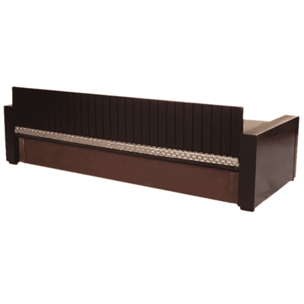Retsar Elegant Sofa Cum Bed in Brown & Brown Finish by FernIndia.com