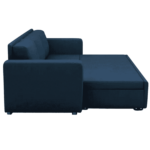 Sirrom 3 Seater Sofa Cum Bed in Royal Blue Colour by FernIndia.com