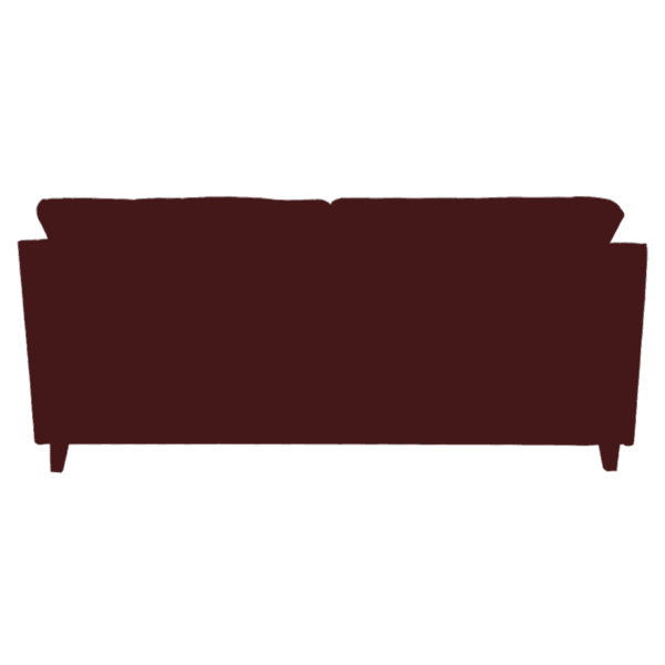 Adnarim 3 Seater Sofa in Garnet Red Colour by FernIndia.com