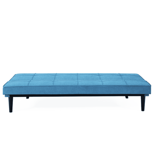 Ziul Sofa Cum Bed in Navy Blue Colour By FernIndia.com