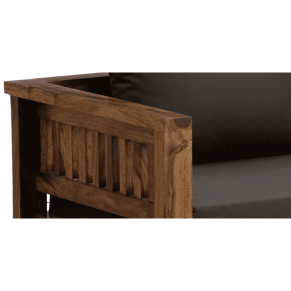 Gnitro Solid Wood 2 Seater Sofa in Teak Finish by FernIndia.com