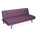 Aicelef Sofa Cum Bed in Purple Color by FernIndia.com