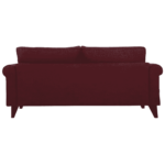 Ogeuf 3 Seater Sofa in Garnet Red Colour by FernIndia.com
