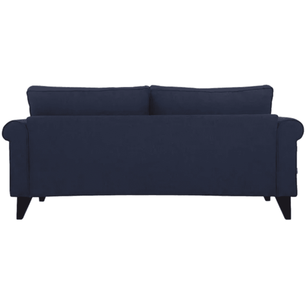 Ogeuf 3 Seater Sofa in Navy Blue Colour by FernIndia.com