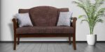Tnagele 2 Seater Sofa in Sea Blue Colour by FernIndia.com