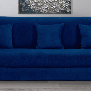 Aluben 3 Seater Sofa in Blue Colour by FernIndia.com