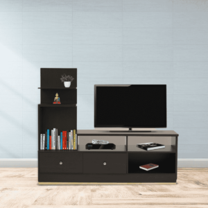 YoraTV Unit in Wenge Finish by Fern India