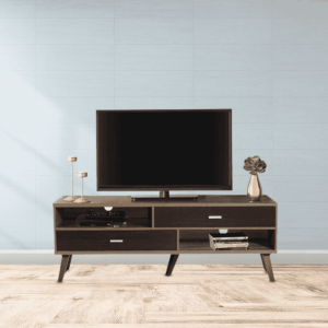 Iazukom Wide Tv Unit Cabinet in Oak Finish by Fern India