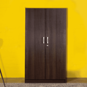 Uoznek 2 Door Wardrobe in Wenge Finish by Fern India