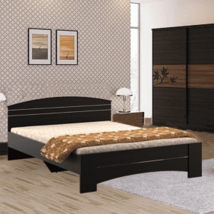 Lirba Single Bed with Box Storage in Wenge Finish By Fern India