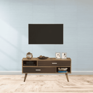 Iazukom Tv Unit Cabinet in Oak Finish by Fern India