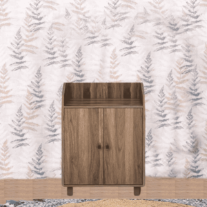 Eza Shoe Cabinet in Walnut Finish by Fern India