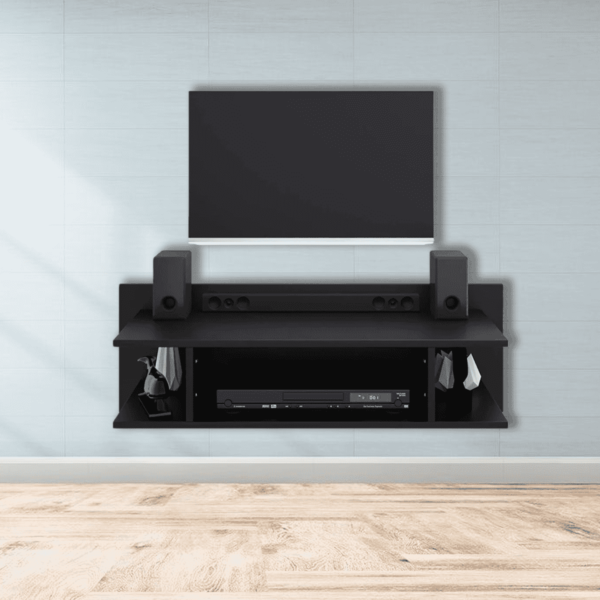 Werdna Wall Mounted TV Unit in Wenge Finish by Fern India