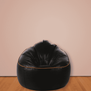 Ahddum XXXL Bean Bag with beans in Black Colour by Fern India