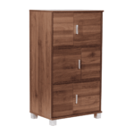 Okakihc Storage Cabinet in Walnut Finish by Fern India