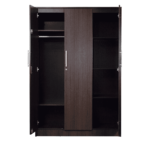Aniuy 3 Door Wardrobe in Wenge Finish by Fern India