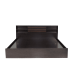 Otiak King Size Bed with Storage in Wenge Finish By Fern India
