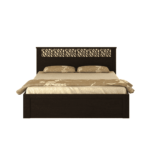Omsok Weave King Size Bed with Storage in Vermount Finish By Fern India