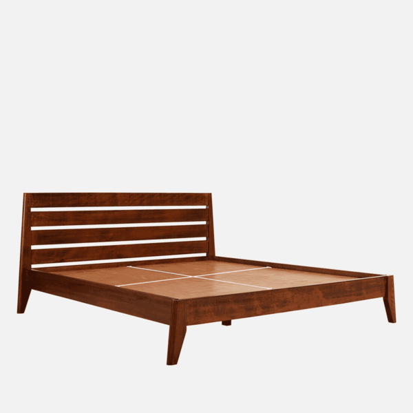 Sdeel Queen Size Bed In Dark Oak Finish By Fern India