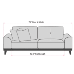 Oinotna 3 Seater Sofa in Grey Colour by FernIndia.com