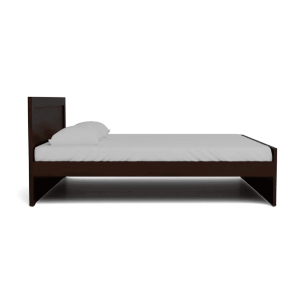 Elzzad Queen Size Bed in Walnut Finish by Fern India