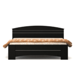 Lirba Single Bed with Box Storage in Wenge Finish By Fern India