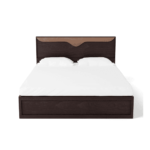 Yliac Queen Size Bed with Drawer Storage in Wenge Finish By Fern India