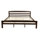 Uriayor King Size Bed in Walnut Finish By Fern India