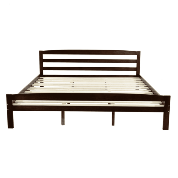 Uriayor King Size Bed in Walnut Finish By Fern India