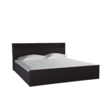 Xela Queen Size Bed with Storage in Dark Walnut Finish by Fern India