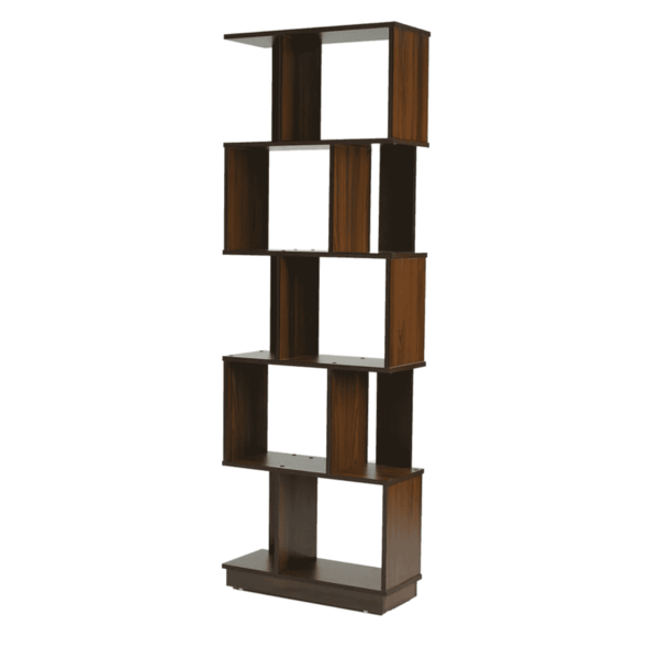 Srekcehc Book shelf in Classic Walnut Finish by Fern India