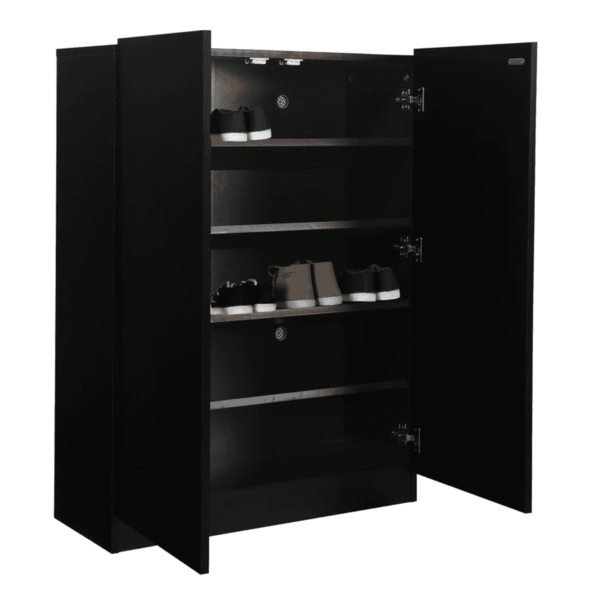 Osiad Two Door Shoe Rack in Brown Colour by Fern India