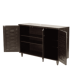 Ikik 3 Door Shoe Rack in Wenge Finish by Fern India