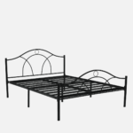 Akillatem Bari Queen Size Bed in Black Finish by Fern India