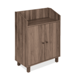 Eza Shoe Cabinet in Walnut Finish by Fern India