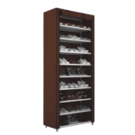 Adiq 9 Layer Shoe Rack in Brown Colour by Fern India