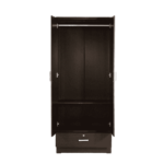 Amuruk 2 Door Wardrobe in Wenge Finish by Fern India