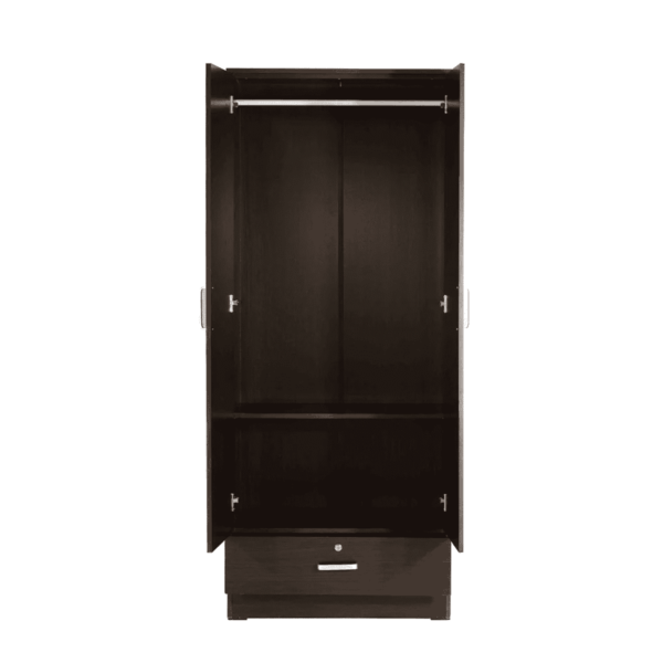 Amuruk 2 Door Wardrobe in Wenge Finish by Fern India