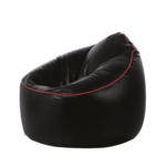 Ahddum XXXL Bean Bag with beans in Black Colour by Fern India