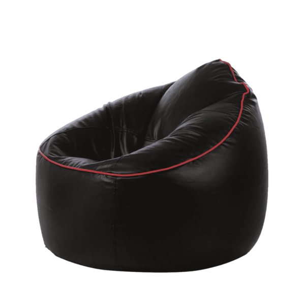 Ahddum XXXL Bean Bag with beans in Black Colour by Fern India
